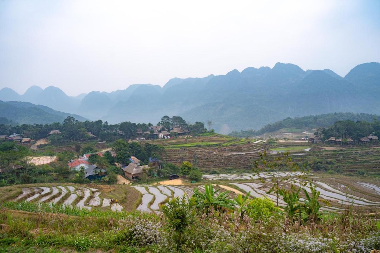 Oh Pu Luong Homestay Huong Ba Thuoc Eksteriør billede