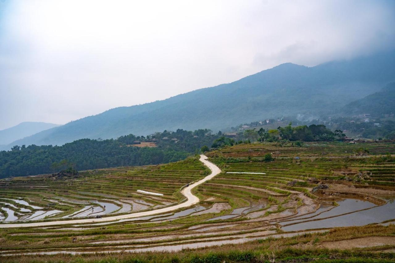 Oh Pu Luong Homestay Huong Ba Thuoc Eksteriør billede